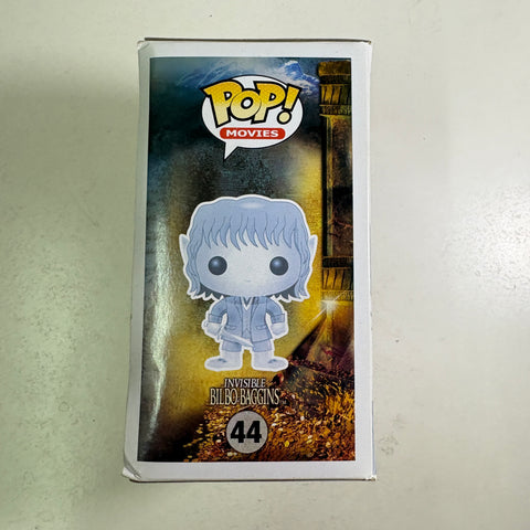BOX FLAWS VIEW PHOTOS Bilbo Baggins (Invisible) - Lord of the Rings Hobbit Funko Pop 44 Vinyl Figure (11.4 Cm L × 8.9 Cm W × 15.9 Cm H)