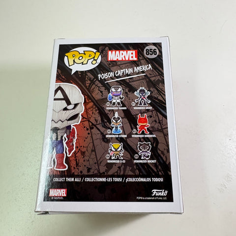 Poison Captain America - Venom Marvel Funko Pop 856 Vinyl Figure Exclusive