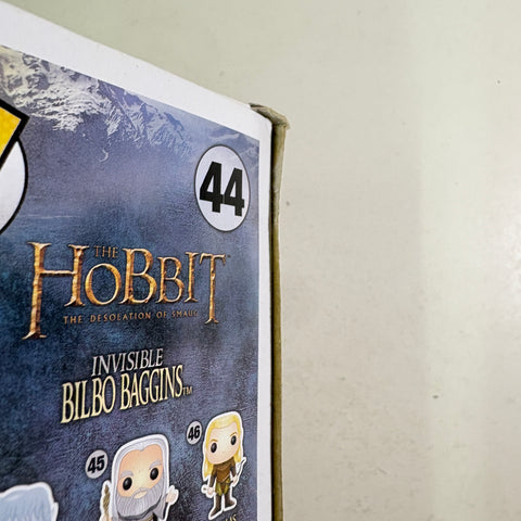 BOX FLAWS VIEW PHOTOS Bilbo Baggins (Invisible) - Lord of the Rings Hobbit Funko Pop 44 Vinyl Figure (11.4 Cm L × 8.9 Cm W × 15.9 Cm H)