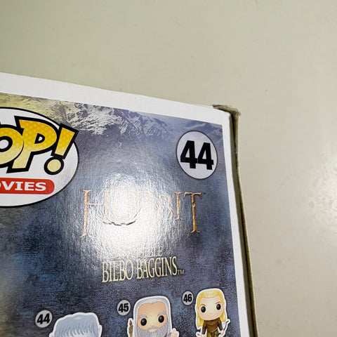 BOX FLAWS VIEW PHOTOS Bilbo Baggins (Invisible) - Lord of the Rings Hobbit Funko Pop 44 Vinyl Figure (11.4 Cm L × 8.9 Cm W × 15.9 Cm H)