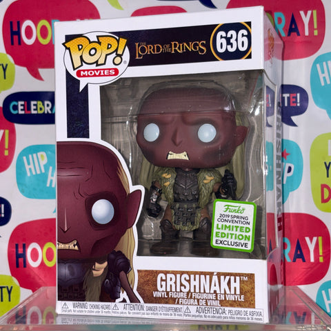 BOX FLAWS VIEW PHOTOS Grishnakh - Lord of the Rings Hobbit Funko Pop 636 Vinyl Figure (11.4 Cm L × 8.9 Cm W × 15.9 Cm H)