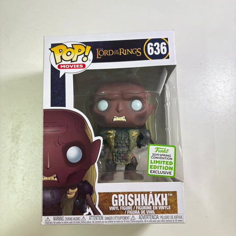 BOX FLAWS VIEW PHOTOS Grishnakh - Lord of the Rings Hobbit Funko Pop 636 Vinyl Figure (11.4 Cm L × 8.9 Cm W × 15.9 Cm H)