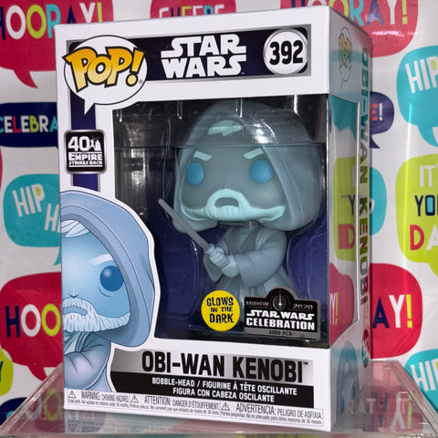 Obi-Wan Kenobi - Star Wars Funko Pop 392 Star Wars Celebrations Anaheim 2020 Exclusive 3000 Pcs