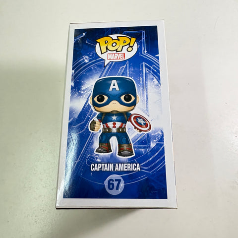 BOX FLAWS VIEW PHOTOS Captain America - Age of Ultron Marvel Funko Pop 67 Vinyl Figure