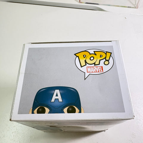 BOX FLAWS VIEW PHOTOS Captain America - Age of Ultron Marvel Funko Pop 67 Vinyl Figure