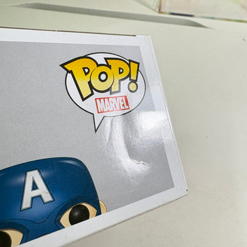 BOX FLAWS VIEW PHOTOS Captain America - Age of Ultron Marvel Funko Pop 67 Vinyl Figure