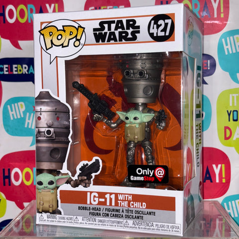 IG-11 with the Child - Star Wars Funko Pop 427 Gamestop Exclusive