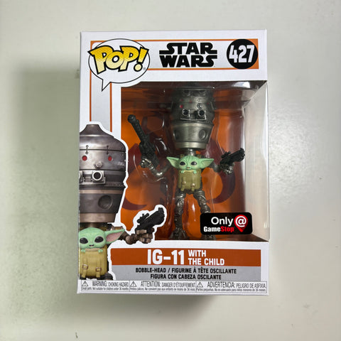 IG-11 with the Child - Star Wars Funko Pop 427 Gamestop Exclusive