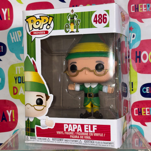 Papa Elf - Funko Pop 486 Vinyl Figure (11.4 Cm L × 8.9 Cm W × 15.9 Cm H)