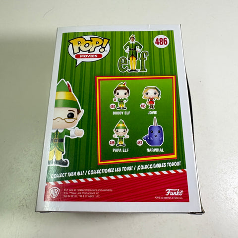 Papa Elf - Funko Pop 486 Vinyl Figure (11.4 Cm L × 8.9 Cm W × 15.9 Cm H)