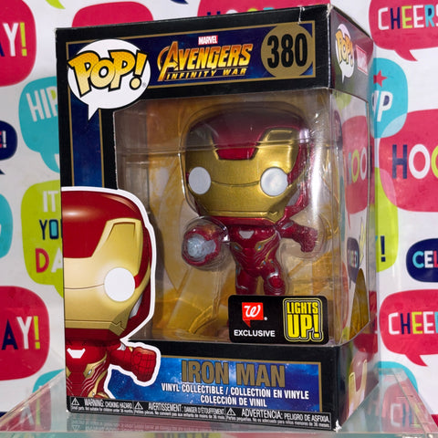 BOX DAMAGE VIEW PHOTOS Iron Man - Avengers Infinity War Marvel Funko Pop 380 Vinyl Figure Light UP