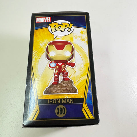 BOX DAMAGE VIEW PHOTOS Iron Man - Avengers Infinity War Marvel Funko Pop 380 Vinyl Figure Light UP