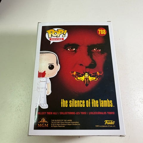 BOX FLAWS VIEW PHOTOS Hannibal Lecter - The Silence of the Lambs Funko Pop 788 Vinyl Figure (11.4 Cm L × 8.9 Cm W × 15.9 Cm H)