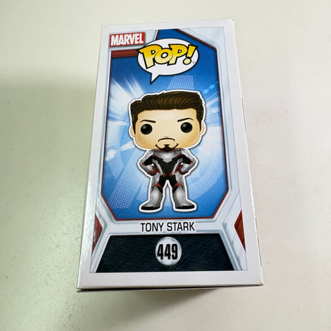 BOX FLAWS VIEW PHOTOS Tony Stark/Iron Man - Marvel Funko Pop 225 Vinyl Figure Summer Convention