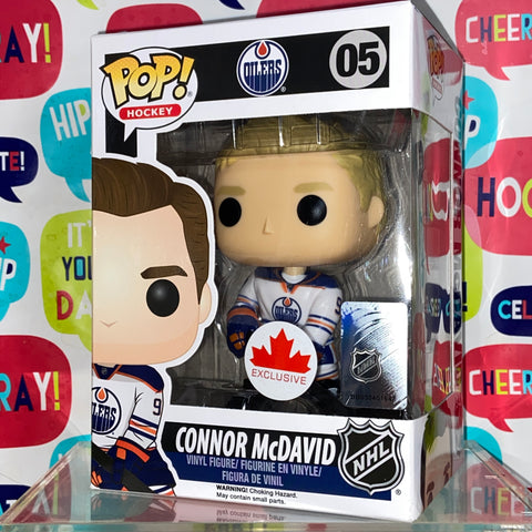 NHL - Edmonton Oilers: Connor McDavid (White Jersey) Funko Pop 05 Hockey Exclusive
