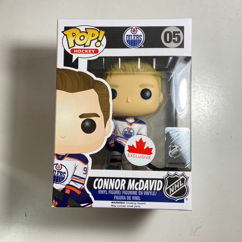 NHL - Edmonton Oilers: Connor McDavid (White Jersey) Funko Pop 05 Hockey Exclusive