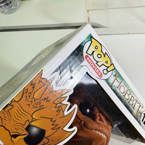 BOX DAMAGE VIEW PHOTOS SMAUG - Lord of the Rings Hobbit Funko Pop 124 Vinyl Figure (22.8 Cm L × 16.5 Cm W × 14 Cm H)