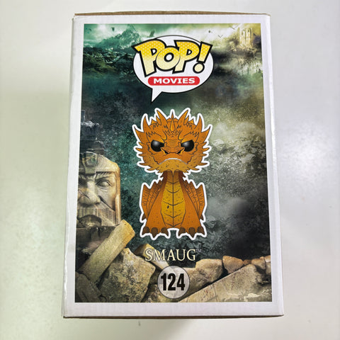 BOX DAMAGE VIEW PHOTOS SMAUG - Lord of the Rings Hobbit Funko Pop 124 Vinyl Figure (22.8 Cm L × 16.5 Cm W × 14 Cm H)
