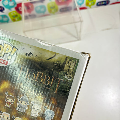 BOX DAMAGE VIEW PHOTOS SMAUG - Lord of the Rings Hobbit Funko Pop 124 Vinyl Figure (22.8 Cm L × 16.5 Cm W × 14 Cm H)