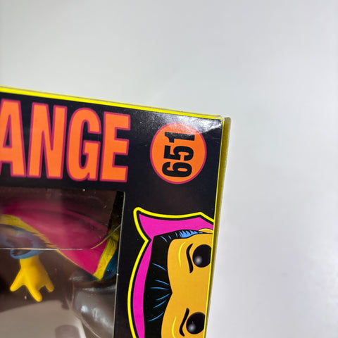 BOX FLAWS VIEW PHOTOS Doctor Strange - Blacklight Marvel Funko Pop 651 Vinyl Figure Exclusive