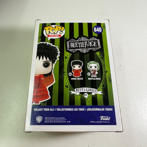 SUNFADED BOX VIEW PHOTOS Lydia Deetz - Beetlejuice Funko Pop 640 Vinyl Figure (11.4 Cm L × 8.9 Cm W × 15.9 Cm H)