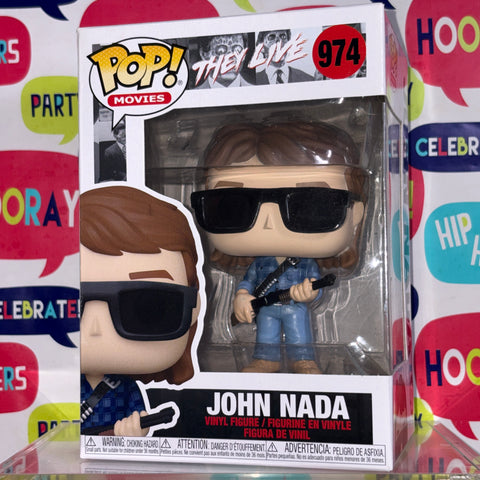 John Nada - They Live Funko Pop 974 Vinyl Figure (11.4 Cm L × 8.9 Cm W × 15.9 Cm H)