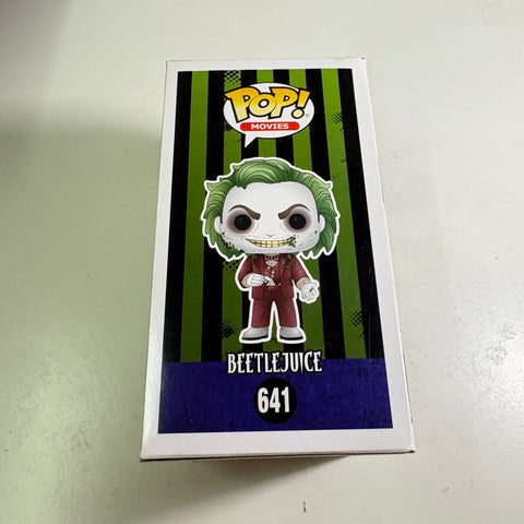 SUNFADED BOX VIEW PHOTOS Beetlejuice Funko Pop 641 Vinyl Figure (11.4 Cm L × 8.9 Cm W × 15.9 Cm H)