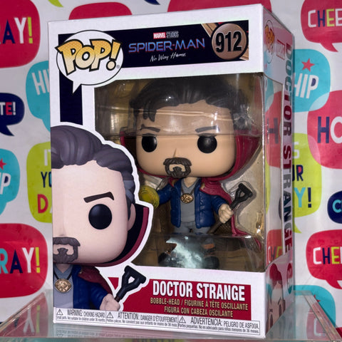 BOX FLAWS VIEW PHOTOS Doctor Strange - Marvel Funko Pop 912 Vinyl Figure