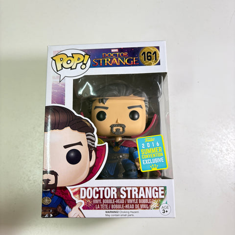 BOX FLAWS VIEW PHOTOS Doctor Strange - Marvel Funko Pop 161 Vinyl Figure SUMMER CONVENTION