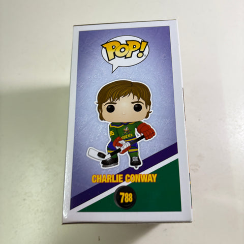 Charlie Conway - The Mighty Ducks Disney Funko Pop 788 Vinyl Figure (11.4 Cm L × 8.9 Cm W × 15.9 Cm H)