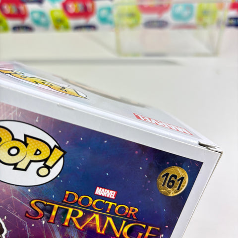BOX FLAWS VIEW PHOTOS Doctor Strange - Marvel Funko Pop 161 Vinyl Figure SUMMER CONVENTION