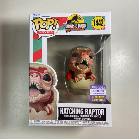 Jurassic Park - Hatching Raptor Funko Pop 1442 Summer Convention