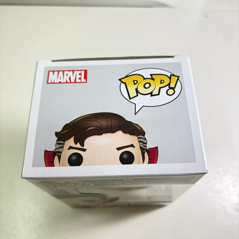BOX FLAWS VIEW PHOTOS Doctor Strange - Marvel Funko Pop 161 Vinyl Figure SUMMER CONVENTION