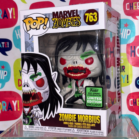 Zombie Morbius - Marvel Zombies Funko Pop 763 Vinyl Figure Spring Convention