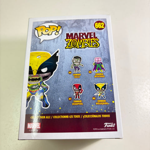 Zombie Wolverine - Marvel Zombies Funko Pop 662 Vinyl Figure Exclusive GLOW