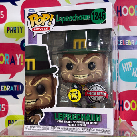 Leprechaun GLOW - Funko Pop 1246 Vinyl Figure (11.4 Cm L × 8.9 Cm W × 15.9 Cm H)