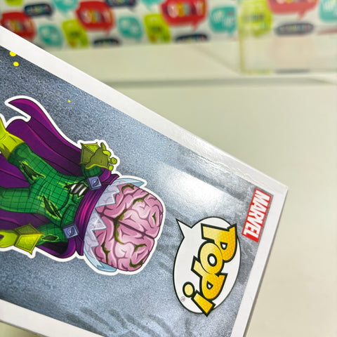 BOX FLAWS VIEW PHOTOS Zombie Mysterio - Marvel Zombies Funko Pop 660 Vinyl Figure Exclusive GLOW