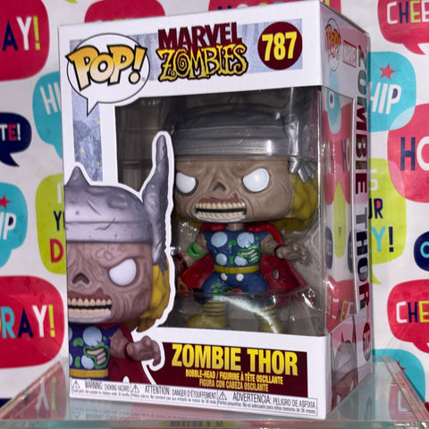 BOX FLAWS VIEW PHOTOS Zombie Thor - Marvel Zombies Funko Pop 787 Vinyl Figure