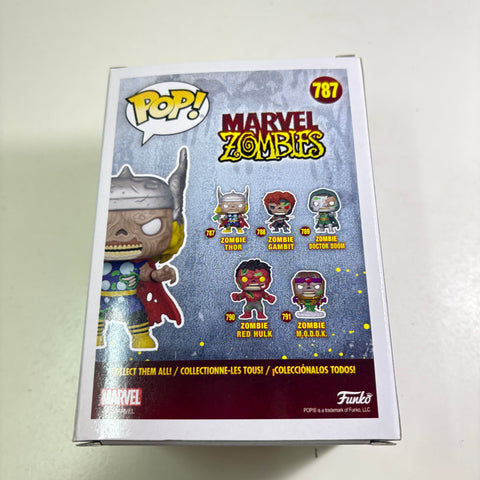 BOX FLAWS VIEW PHOTOS Zombie Thor - Marvel Zombies Funko Pop 787 Vinyl Figure