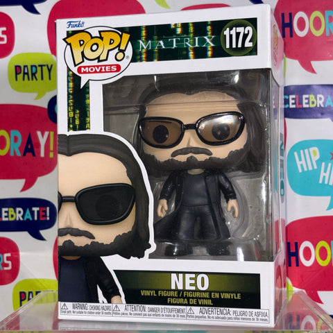 Neo/Keanu Reeves - Matrix Funko Pop 1172 Vinyl Figure (11.4 Cm L × 8.9 Cm W × 15.9 Cm H)