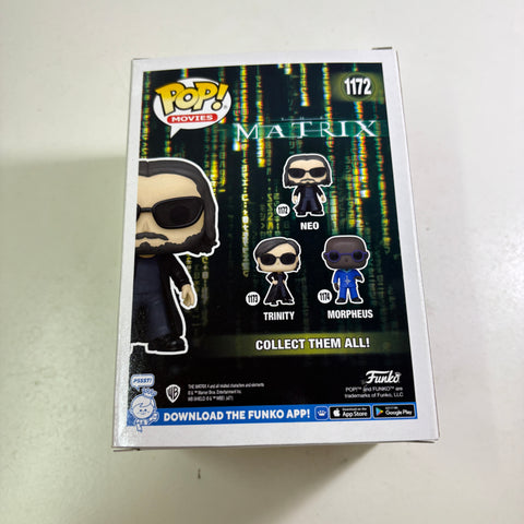 Neo/Keanu Reeves - Matrix Funko Pop 1172 Vinyl Figure (11.4 Cm L × 8.9 Cm W × 15.9 Cm H)