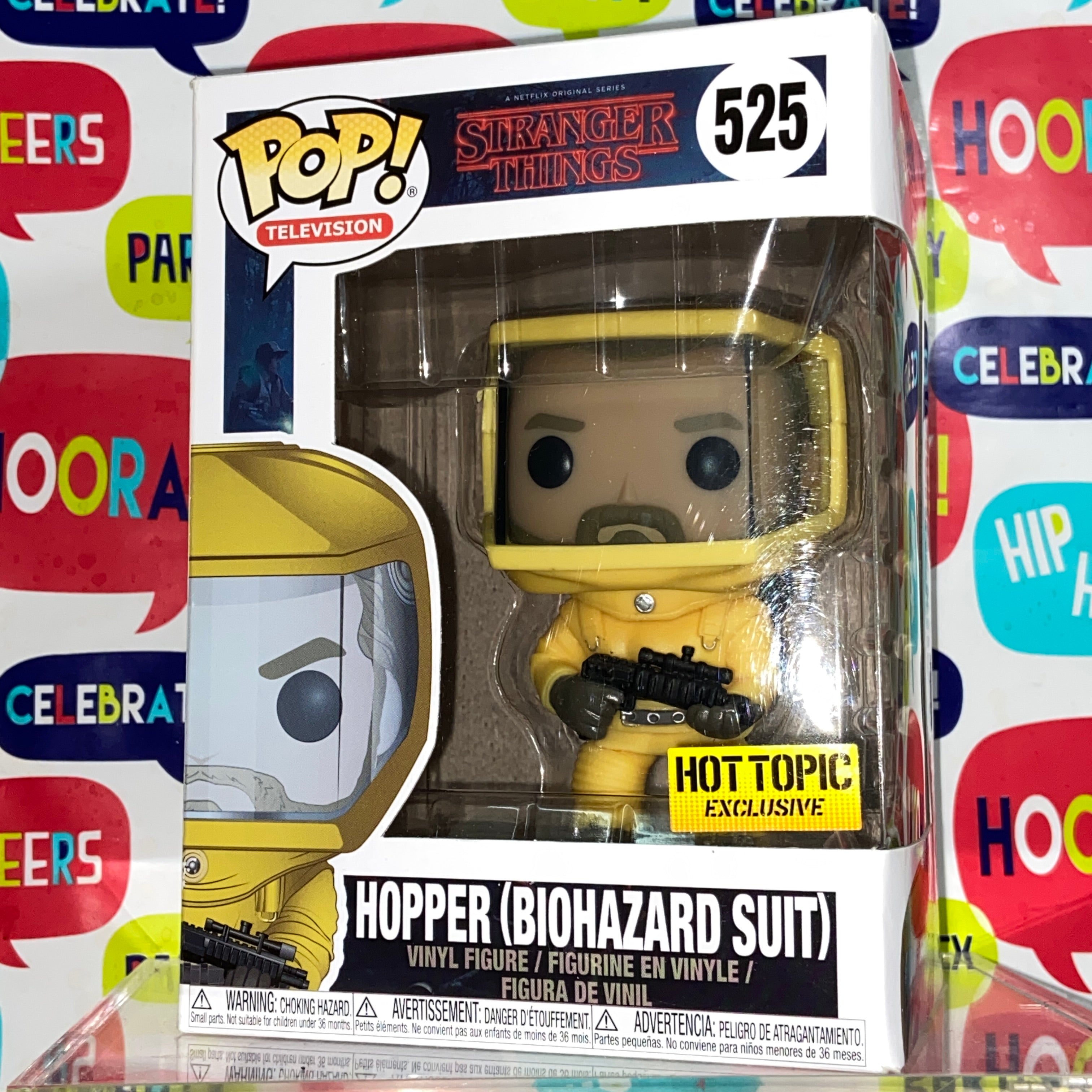 Stranger Things - Hopper (Biohzard Suit) Funko Pop 525 Hot Topic Exclu–  Vancity Pops