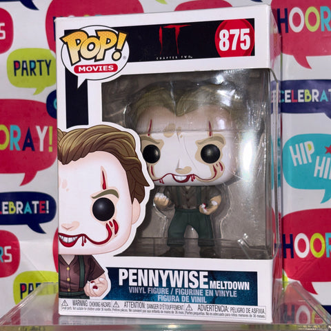 Pennywise Meltdown - IT Funko Pop 875 Vinyl Figure (11.4 Cm L × 8.9 Cm W × 15.9 Cm H)