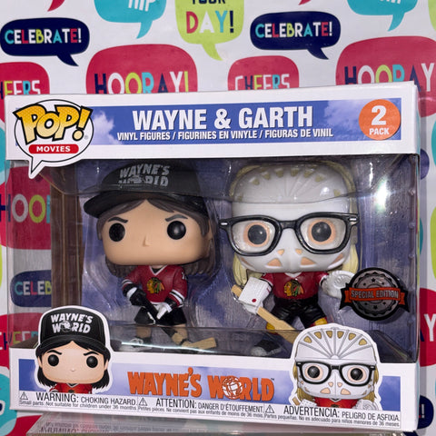 BOX FLAWS VIEW PHOTOS Wayne & Garth - Wayne's World Funko Pop 2-Pack Vinyl Figure (20.5 Cm L × 8.9 Cm W × 15.9 Cm H)
