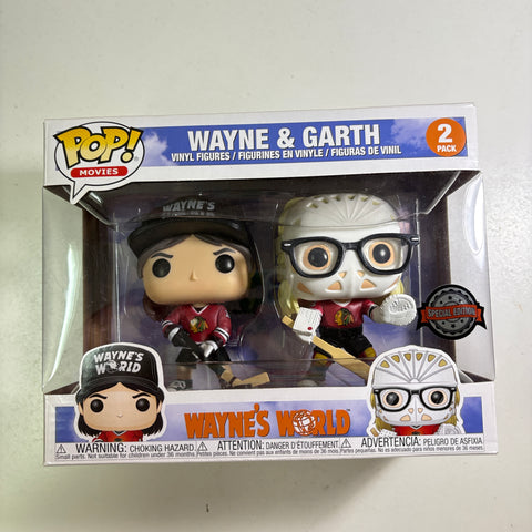 BOX FLAWS VIEW PHOTOS Wayne & Garth - Wayne's World Funko Pop 2-Pack Vinyl Figure (20.5 Cm L × 8.9 Cm W × 15.9 Cm H)