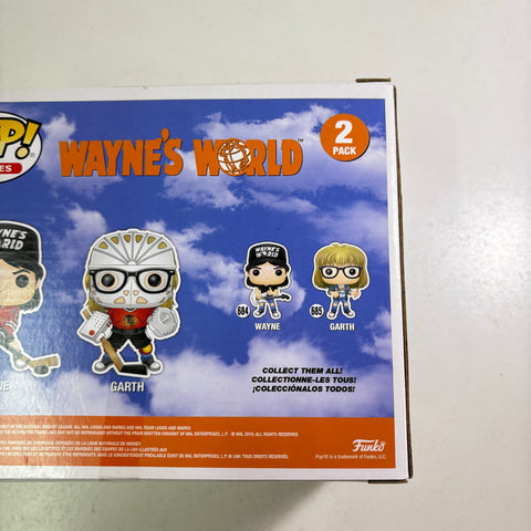 BOX FLAWS VIEW PHOTOS Wayne & Garth - Wayne's World Funko Pop 2-Pack Vinyl Figure (20.5 Cm L × 8.9 Cm W × 15.9 Cm H)