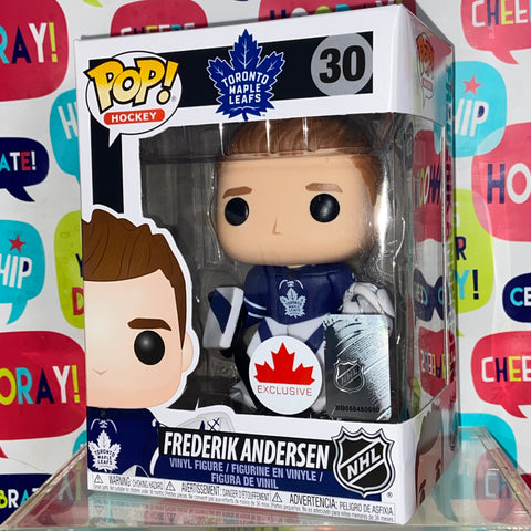 NHL - Toronto Maple Leafs: Frederik Andersen Funko Pop 30 Hockey Exclusive