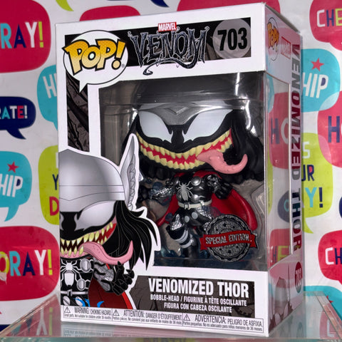 Venomized Thor - Marvel Funko Pop 703 Vinyl Figure Exclusive