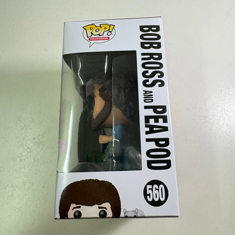 Bob Ross & Pea Pod  - Funko Pop 560 Vinyl Figure (11.4 Cm L × 8.9 Cm W × 15.9 Cm H)