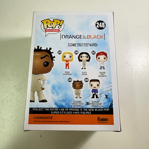 Suzanne Crazy Eyes Warren - Orange is the New Black Funko Pop 248 Vinyl Figure (11.4 Cm L × 8.9 Cm W × 15.9 Cm H)